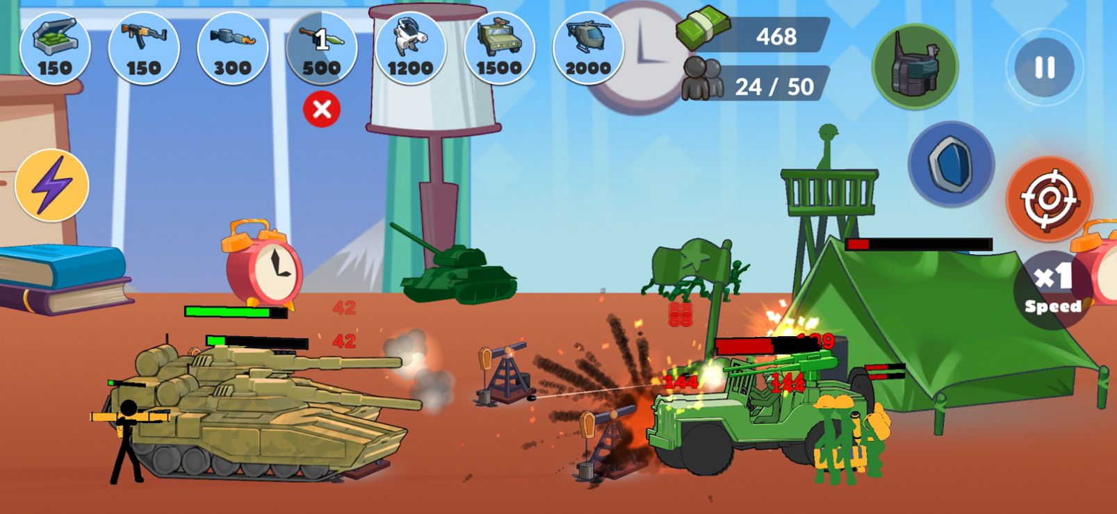 火柴人战争一场模拟器(Stickman World War)