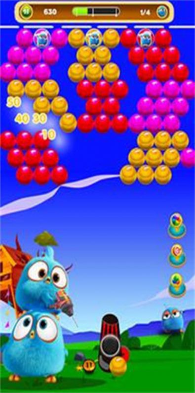 愤怒的小鸟泡泡射击(Angry Birds Bubble Shooter)