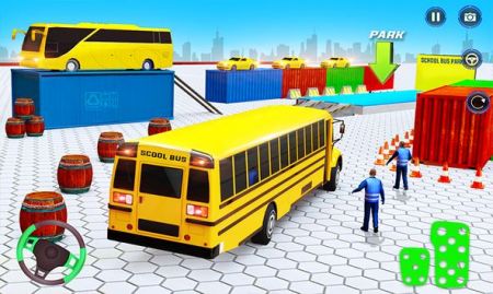 城市校车停车场(City School Bus Parking)