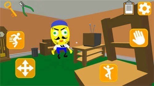 鱿鱼邻居海绵逃生(Squid Neighbor. Sponge Escape)