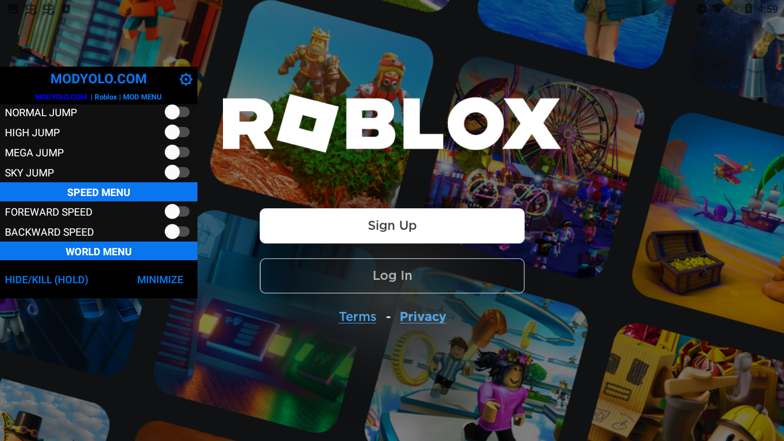 Roblox mod menu Hack Apk Lastest Version v2.593.656