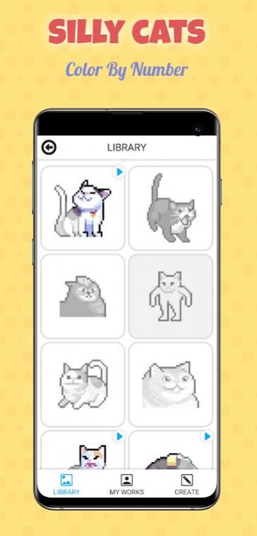 傻猫数字涂色(Silly Cats Color By Number)