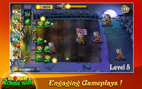 花僵尸战争(Flower Zombie War)