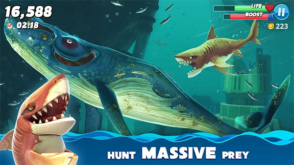Hungry Shark(饥饿鲨进化最新版内置菜单)